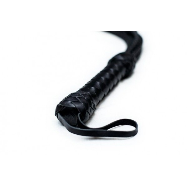 Флогер Art of Sex Кішка, 9 плетених хвостів по 50 см, Чорний