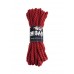 Бавовняна мотузка для Шибарі Feral Feelings Shibari Rope, 8 м Червона