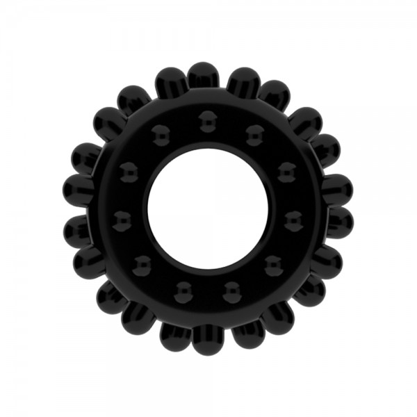Эрекционное кольцо LoveToy Power Plus Cockring 2 Черное