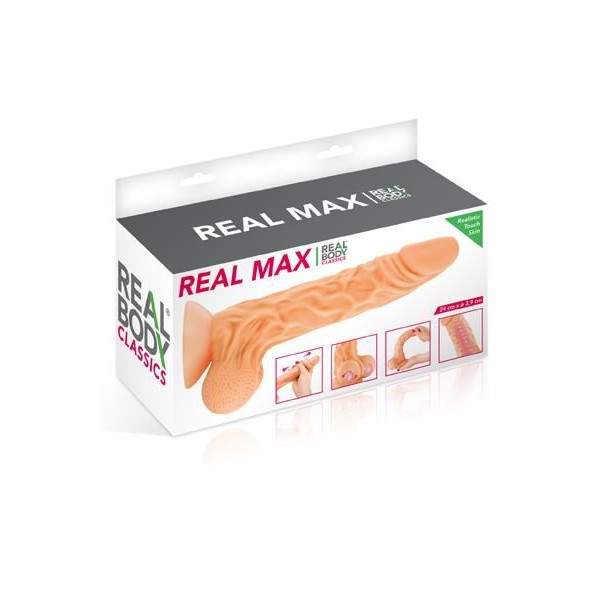 Фаллоимитатор с подвижной крайней плотью Real Body Real Max