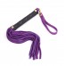 Флоггер DS Fetish Leather flogger S purple 27 см