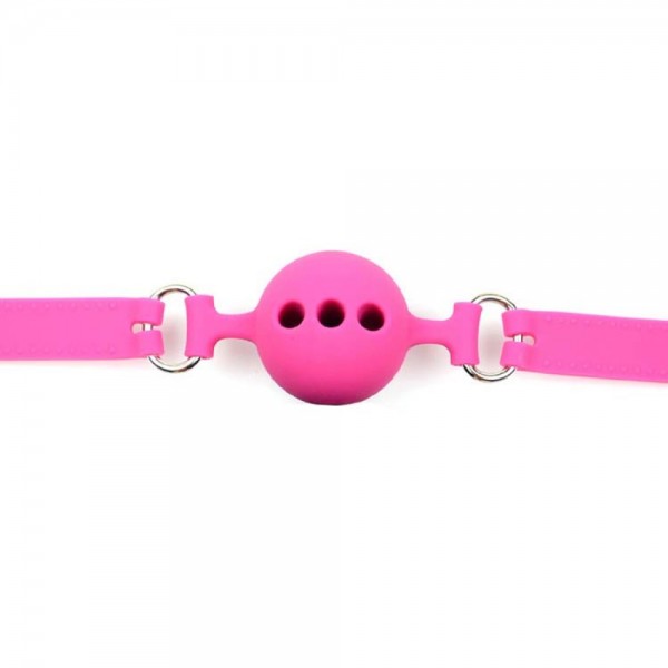 Кляп DS Fetish Mouth Silicone gag M pink