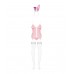 Еротичний костюм зайчика Obsessive Bunny suit 4 pcs costume pink S/M