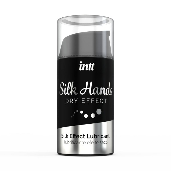 Густой лубрикант на силиконовой основе Intt Silk Hands с матовым эффектом 15 мл