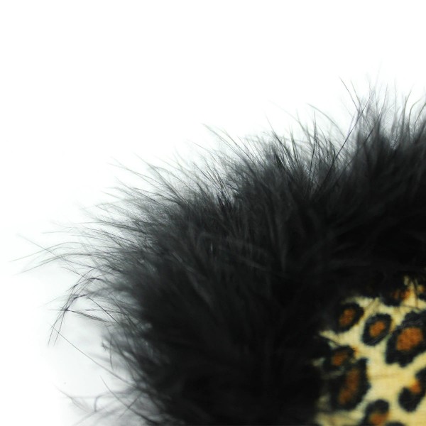 Маска на очі з хутром DS Fetish Flocky blindfold leopard