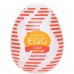 Мастурбатор-яйце Tenga Egg Tube рельєф з поздовжніми лініями