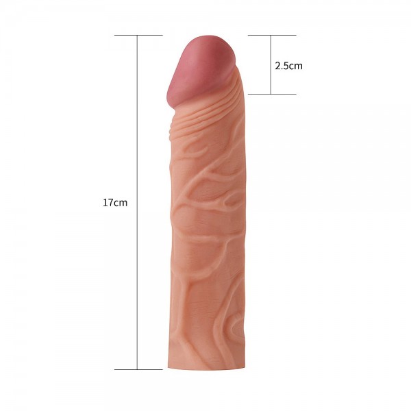 Насадка на пенис LoveToy Pleasure X-Tender Penis Sleeve Add 1 Телесная