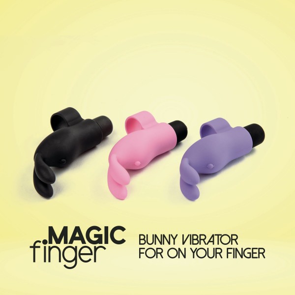 Вібратор на палець FeelzToys Magic Finger Vibrator Чорний