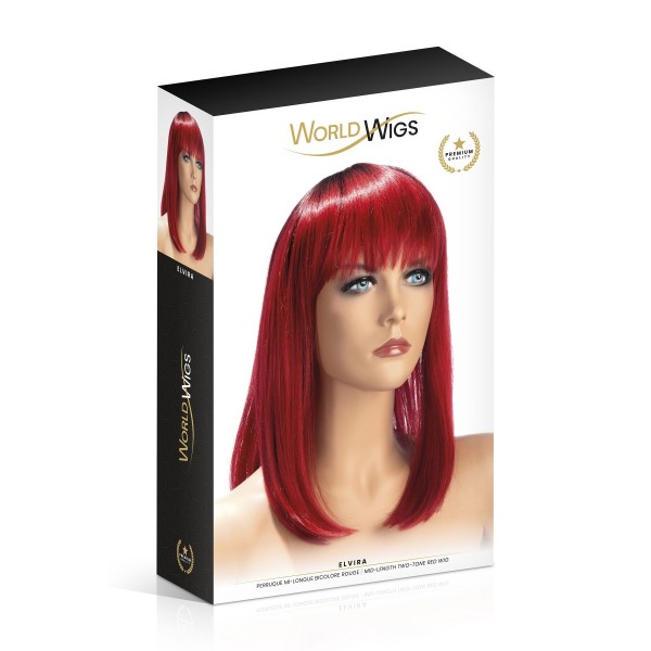 Парик World Wigs ELVIRA MID-LENGTH TWO-TONE RED