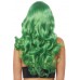 Волнистый парик Leg Avenue Misfit Long Wavy Wig Green, длинный, реалистичный вид, 61 см