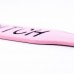 Шльопалка овальна з написом Bitch PADDLE, рожева, 31,5 см