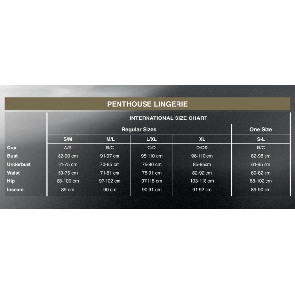 Трусики-стрінги Penthouse Classified White L/XL
