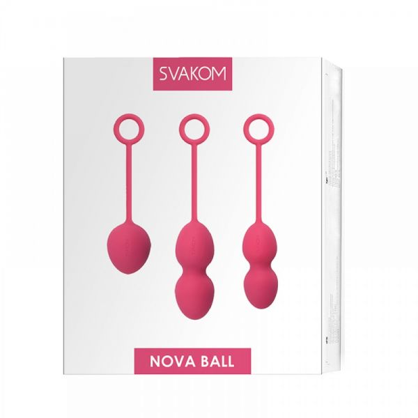 Набір вагінальних кульок Svakom Nova Ball Рожеві