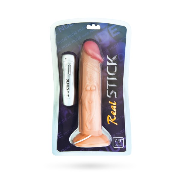 Вибратор Toyfa RealStick Nude Vibrator Телесный 581012
