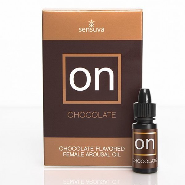 Возбуждающе капли для клитора Sensuva ON Arousal Oil for Her Chocolate со вкусом шоколада 5 мл