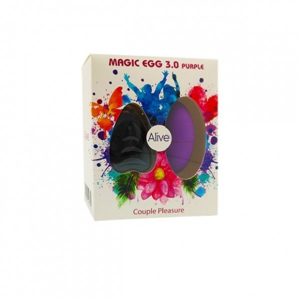 Віброяйце Alive Magic Egg 3.0 Purple з пультом ДУ