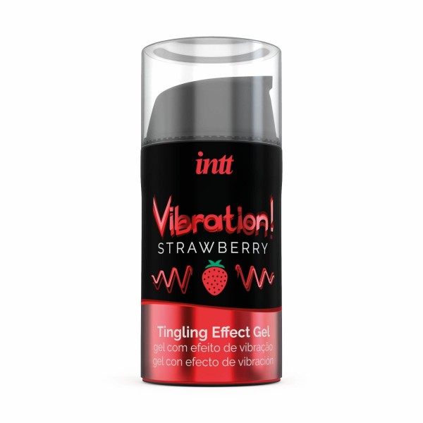Жидкий вибратор Intt Vibration Strawberry 15 мл